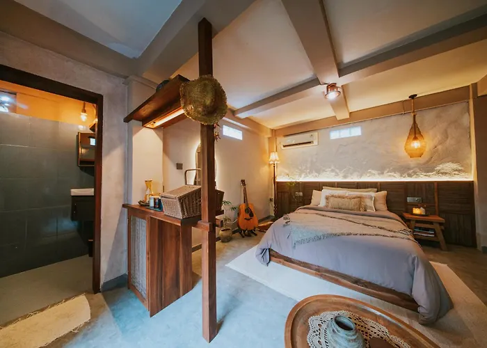 Apartment Earthy Cave Retreat At Bond Cave Near Canggu